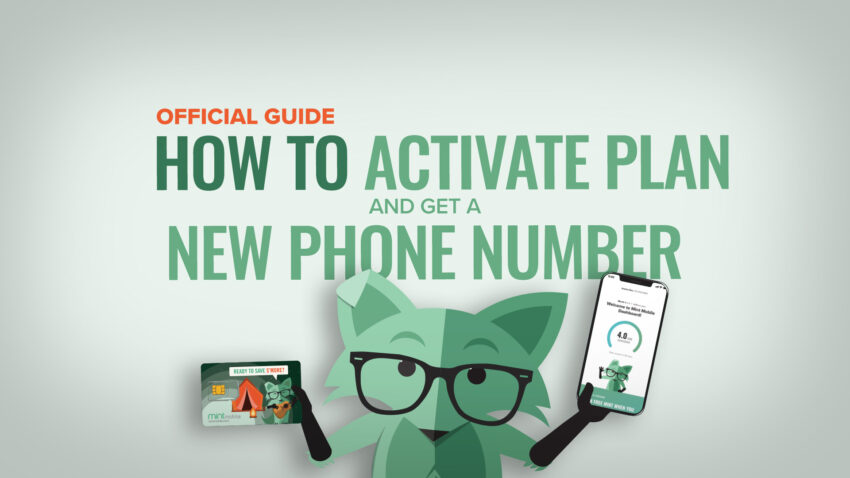 How to Activate Your Plan and Get a New Number